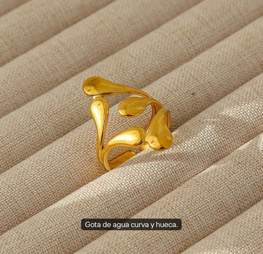 12 ANILLOS AJUSTABLES DE ACERO INOXIDABLE