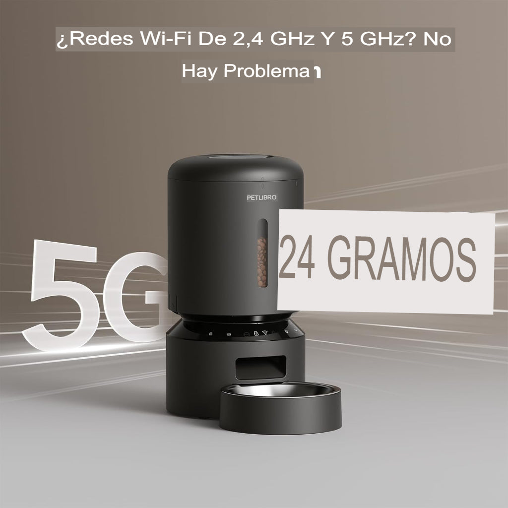 Alimentador automatico de perros y gatos con Wifi