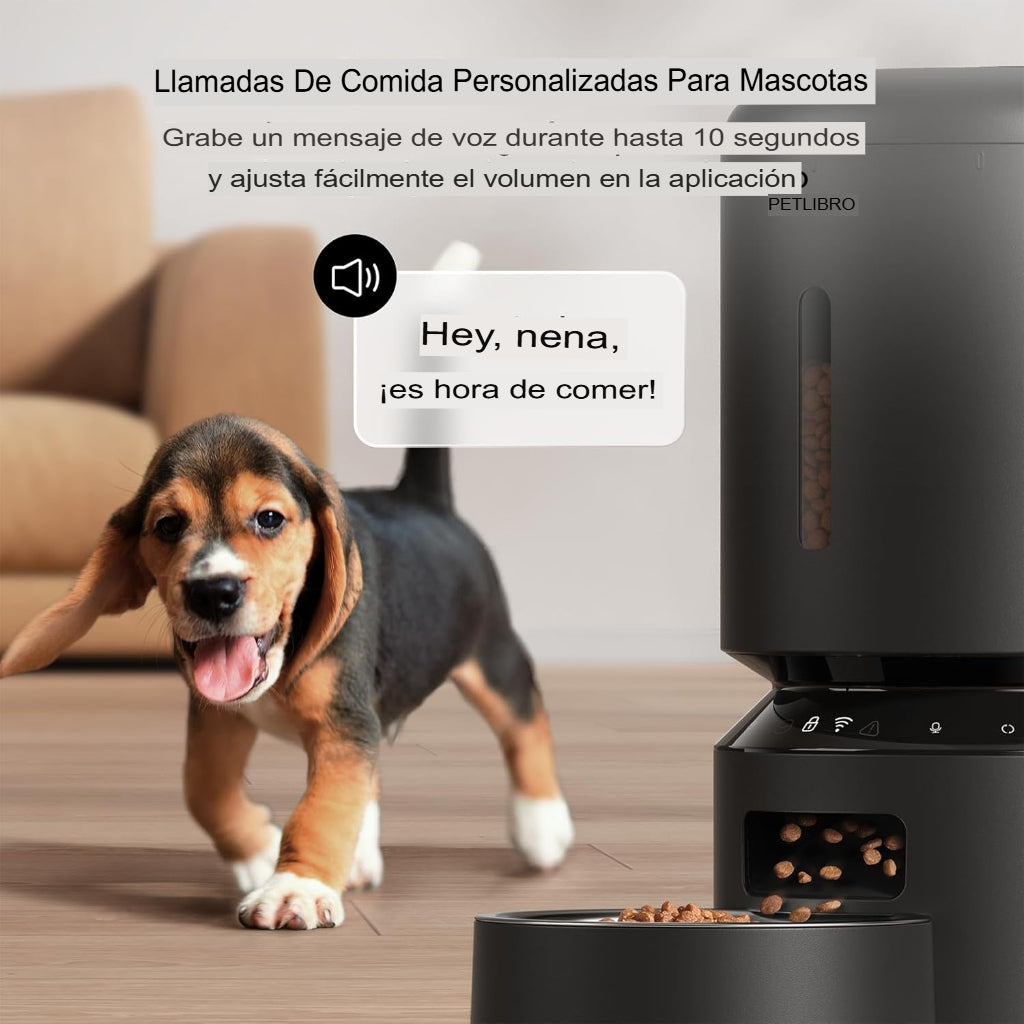 Alimentador automatico de perros y gatos con Wifi