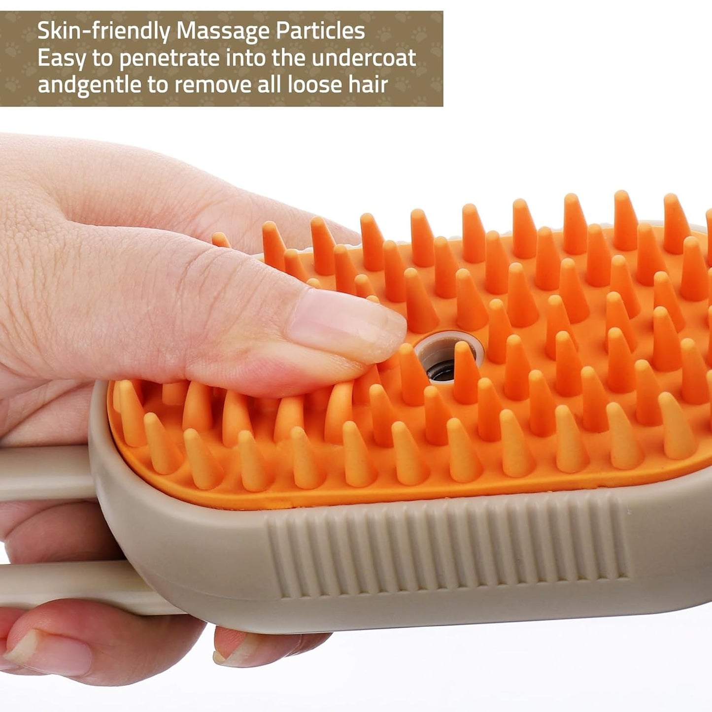 CEPILLO DE PELO PLEGABLE PARA PERROS Y GATOS