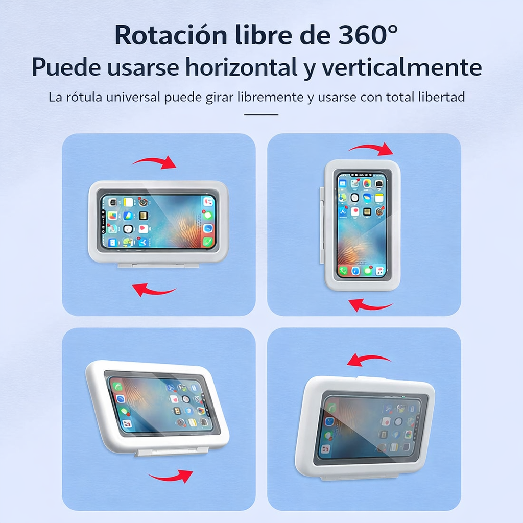 SOPORTE PARA TELEFONO IMPERMEABLE