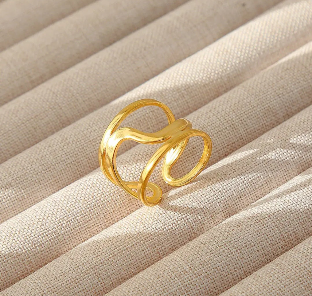 12 ANILLOS AJUSTABLES DE ACERO INOXIDABLE