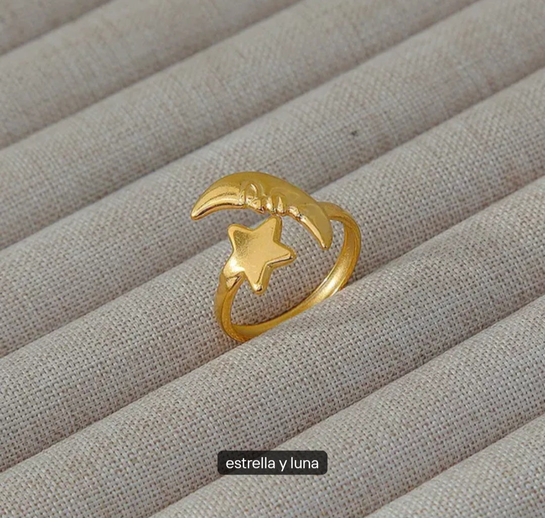 12 ANILLOS AJUSTABLES DE ACERO INOXIDABLE